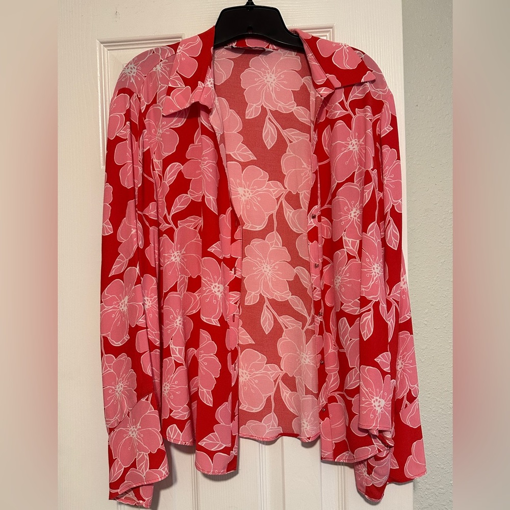 Zara blouse button down
